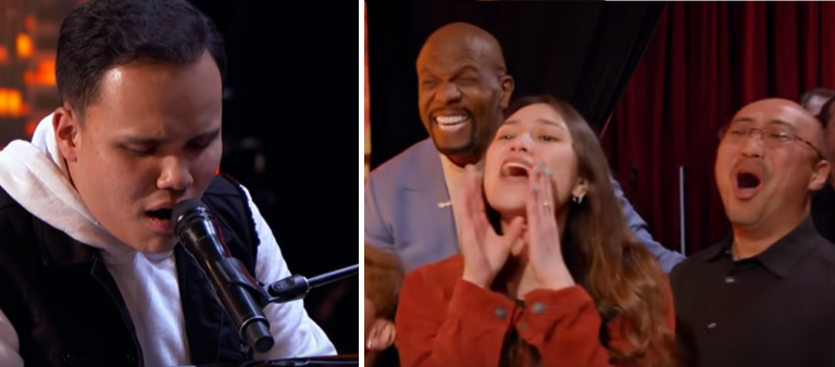 Sokan szánakoztak, mikor a vak és egyben autista srác a színpadra lépett. Ám elég volt rázendítenie, és már könnyek gyűltek a szemekbe. A végén pedig a zsűri is állva tapsolt