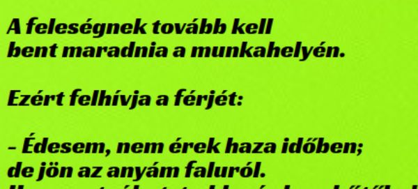 VICC: A feleségnek tovább kell bent maradnia a munkahelyén