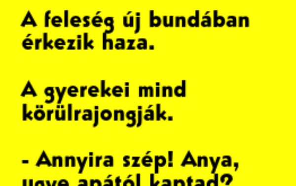 VICC: A feleség új bundában jön haza