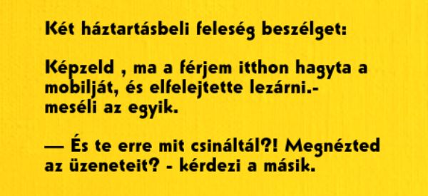 VICC: A le nem zárt telefon és a feleség esete
