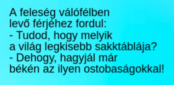 VICC: A feleség válófélben levő férjéhez fordul