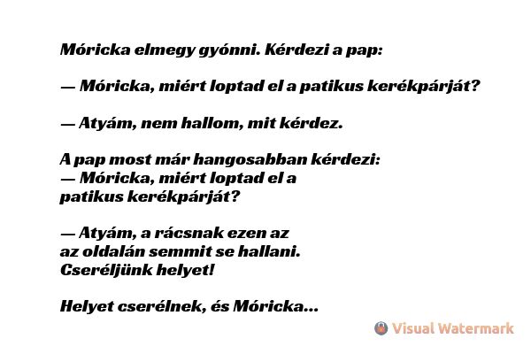 VICC: A pap Mórickát gyóntatja