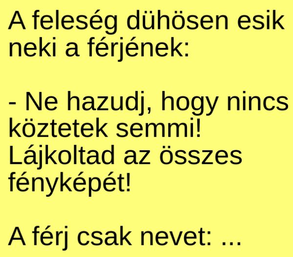 VICC: Házastársi balhé a lájkok miatt