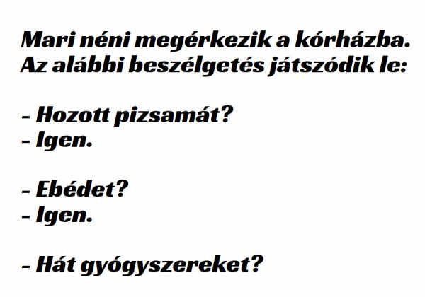 VICC: Mari néni megérkezik a kórházba