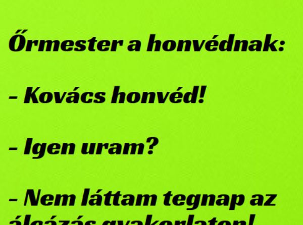 VICC: Őrmester a honvédnak