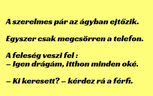 VICC: A szerelmesek az ágyban ejtőznek