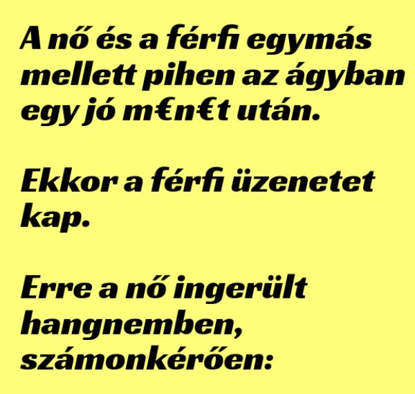 VICC: A nő és a férfi egymás  mellett pihen az ágyban