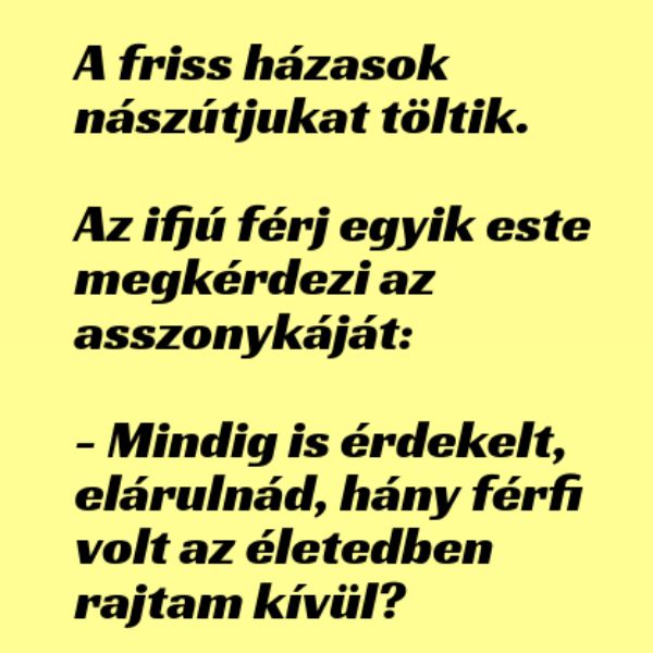 VICC: A friss házasok nászútjukat töltik