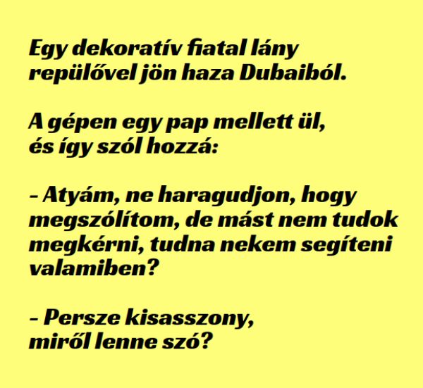 VICC: Egy dekoratív fiatal lány repülővel jön haza Dubaiból