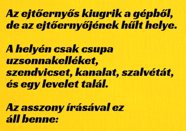 VICC: Az ejtőernyős kiugrik a gépből, de az ejtőernyőjének hűlt helye