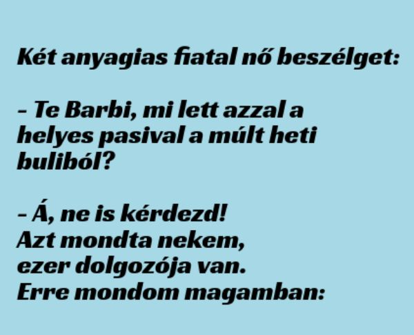 VICC: Két anyagias fiatal nő beszélget