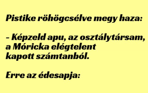 VICC: Pistike röhögcsélve megy haza