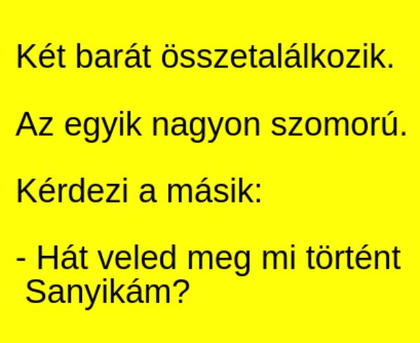 VICC: A végtelen szomorúság oka