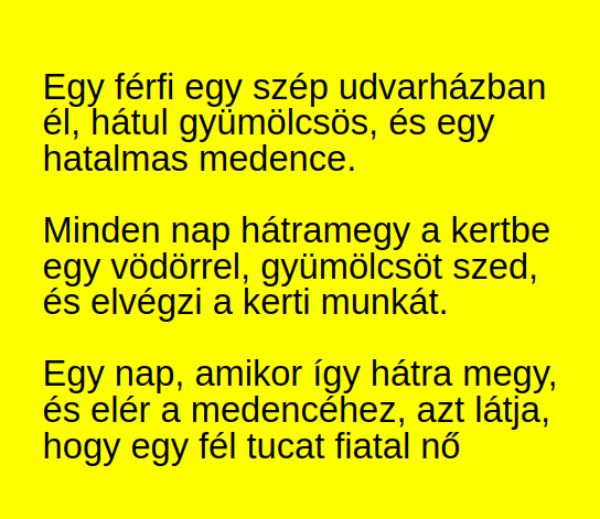 VICC: A medencébe beszökött fürdőző lányok esete
