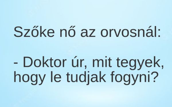 VICC: Szőke nő az orvosnál: