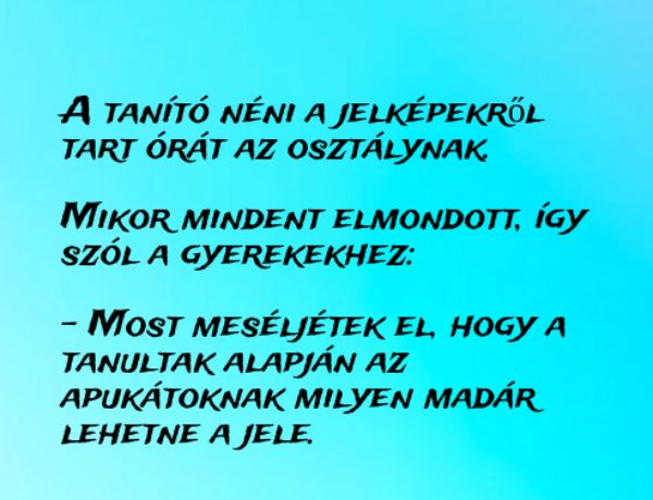 VICC: A tanító néni a jelképekről tart órát az osztálynak