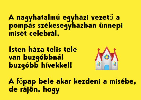 VICC: A nagyhatalmú egyházi vezető a pompás székesegyházban ünnepi misét celebrál