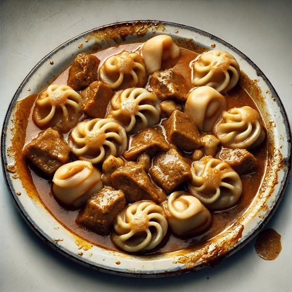 Egy balatoni strandon vettük ezt a borzalmas pörköltet. Nem találjátok ki az árát, azt lefogadom!