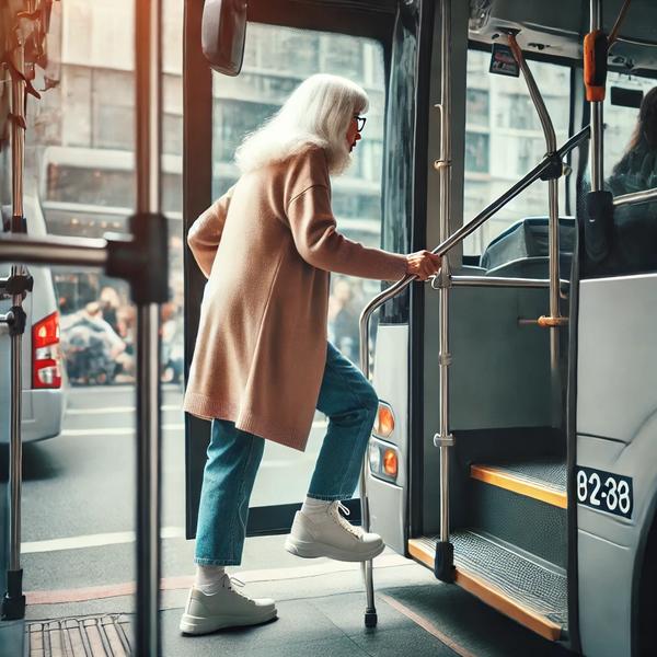 VICC: Az idős hölgy a buszon balhézik