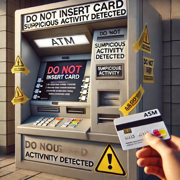 Ha ezeket a jeleket észleled az ATM-en, SEMMIKÉPP ne helyezd be a bankkártyád az automatába!