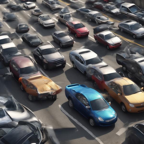 Teljes a dugó az M7-es autópályán a főváros irányában