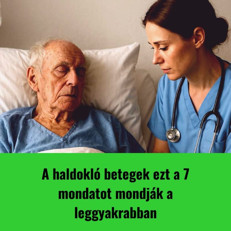 A haldokló betegek ezt a 7 mondatot mondják a leggyakrabban