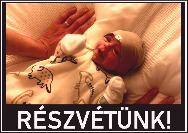 Kedves Mindenki! Mély fájdalommal tudatom, hogy a mi édes tizenkilenc napos kisbabánk tragikus hirtelenséggel a Mennyországba távozott… Ezért hagyott itt minket – írta az apa szomorú, de ünnepélyes hangvételű közleményében a közösségi oldalán