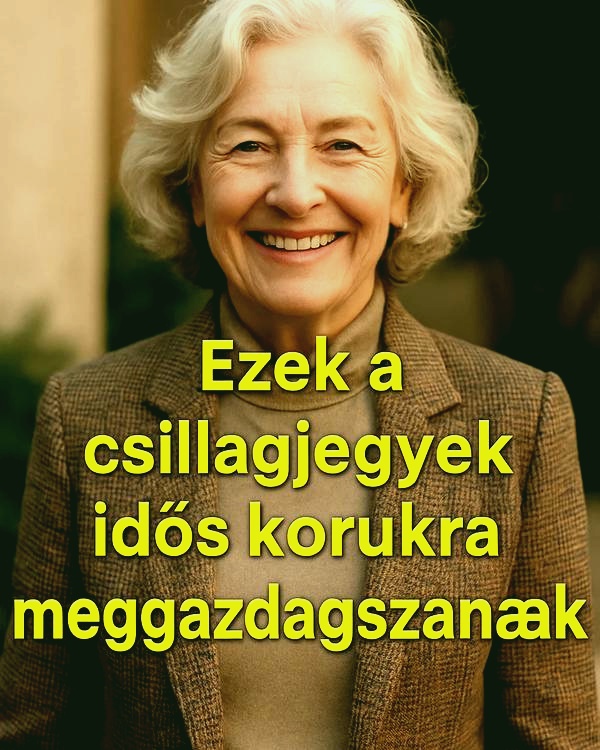 Ezek a csillagjegyek idős korukra érik el a nagy vagyont. A 3.-on azért elcsodálkoztam