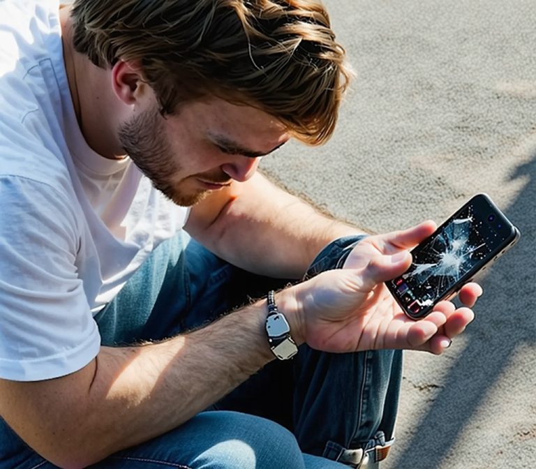 A férfi egy törött mobilra akad az út szélén: amikor kíváncsiságból felhívja a „Lányom” nevet, összeszorul a szíve 💔