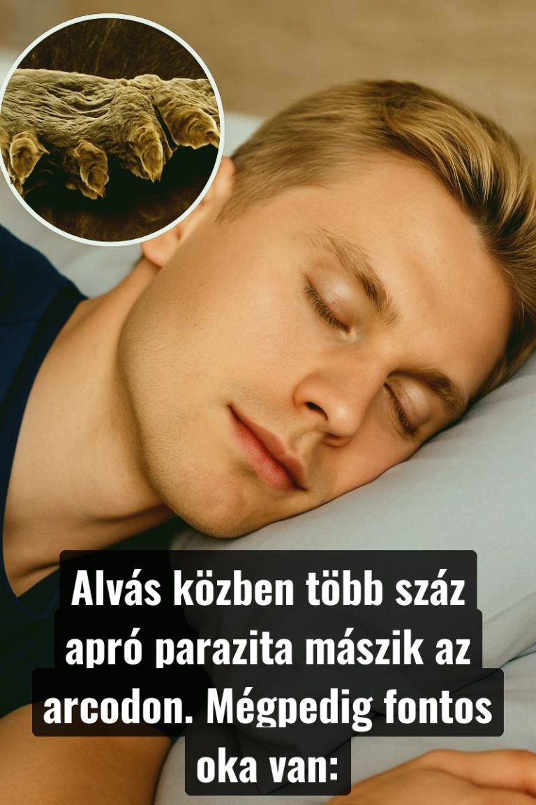 Alvás közben több száz apró parazita mászik az arcodon. Mégpedig fontos oka van: