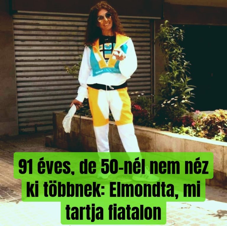 91 éves, de 50-nél nem néz ki többnek: Elmondta, mi tartja fiatalon
