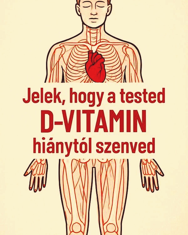 Ebből tudhatod, hogy a szervezeted D-vitamin hiánytól szenved 🤯, és mielőbb tenned kell valamit