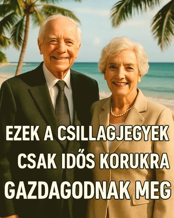 Idős korukra köszönt a bőség ezenk a csillagjegyeknek az életébe. Jól megérdemelt siker egy átdogozott élet után