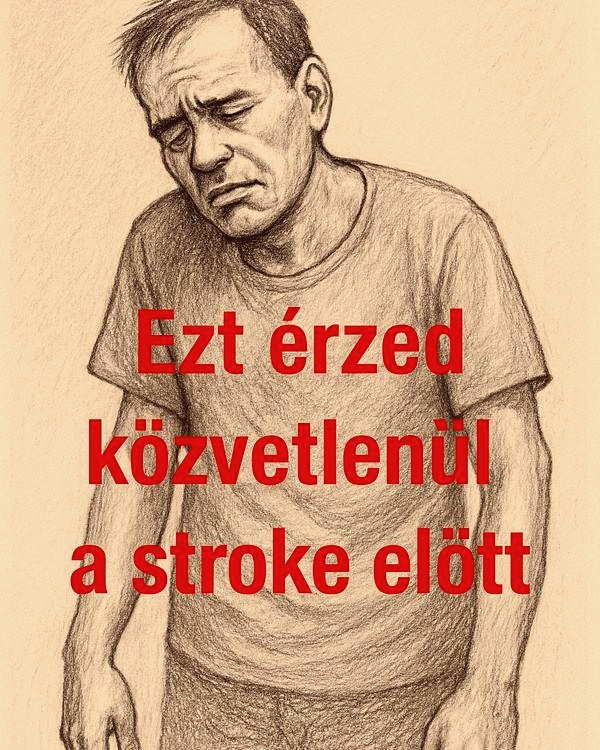 Így érzi magát az ember közvetlenül a stroke előtt a neurológus szerint. Remélem, soha nem kell átélnem ilyesmit