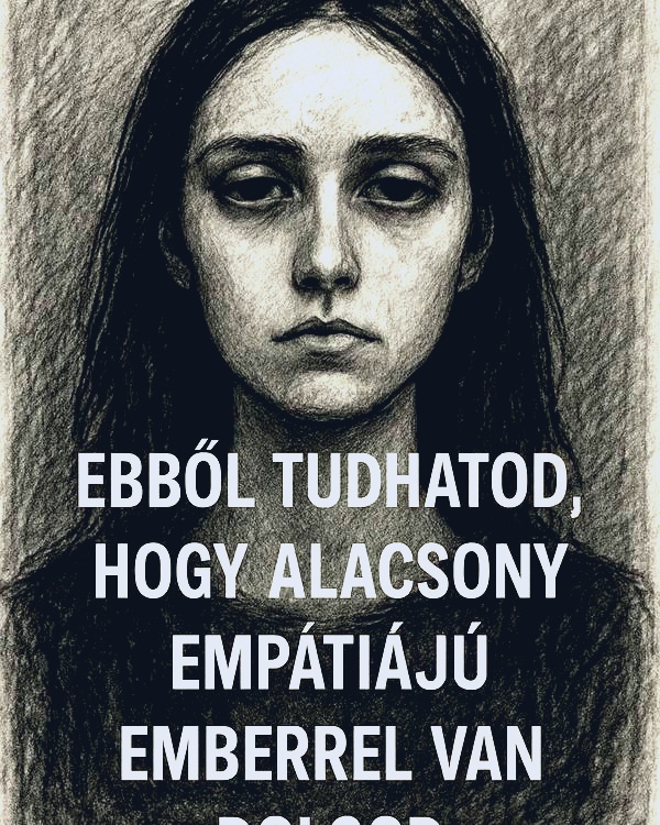 Annak jelei, hogy alacsony empátiájú emberrel van dolgod. Ezután már tudom, mit figyeljek: