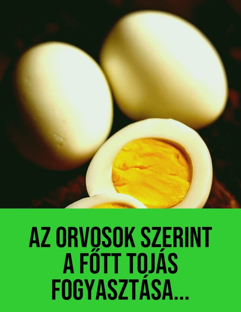 Az orvosok szerint a főtt tojás fogyasztása…