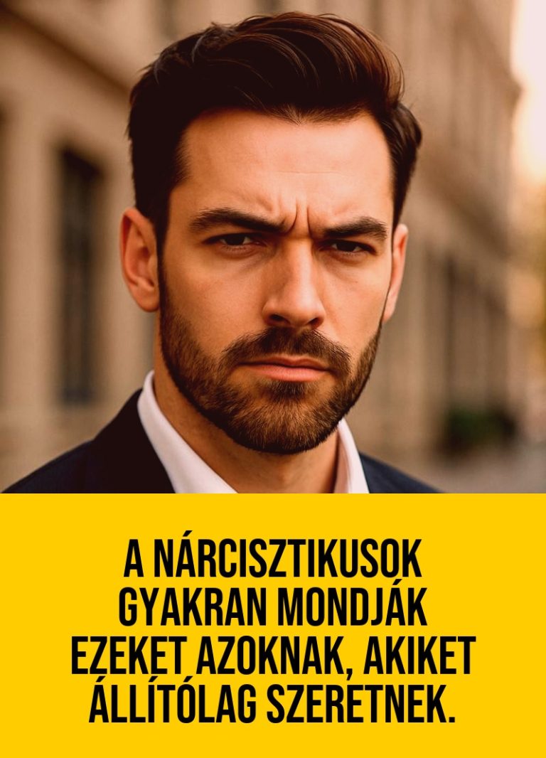 A nárcisztikusok gyakran mondják ezeket azoknak, akiket állítólag szeretnek.