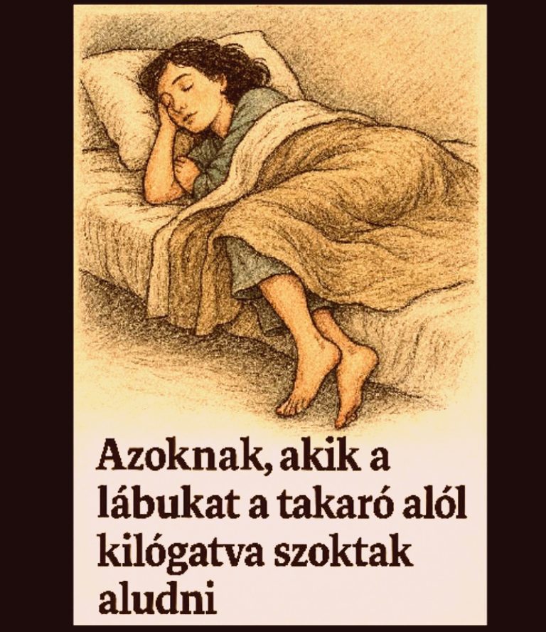 Azoknak, akik rendszeresen a lábukat a takaró alól kilógatva alszanak