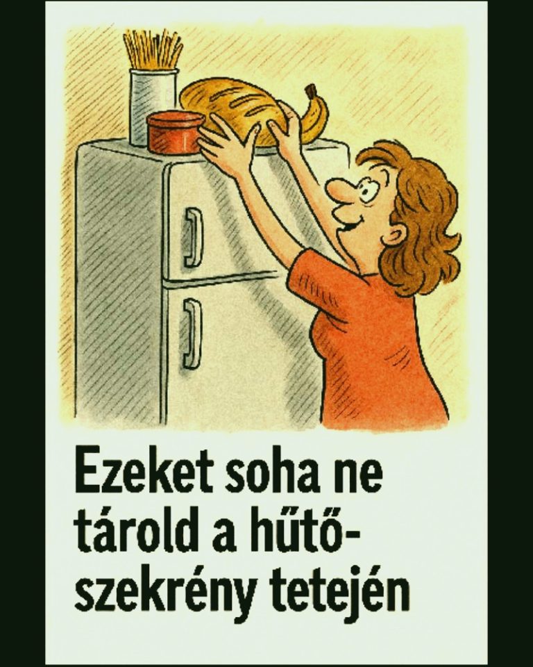 Ezeket soha ne tárold a hűtőszekrény tetején