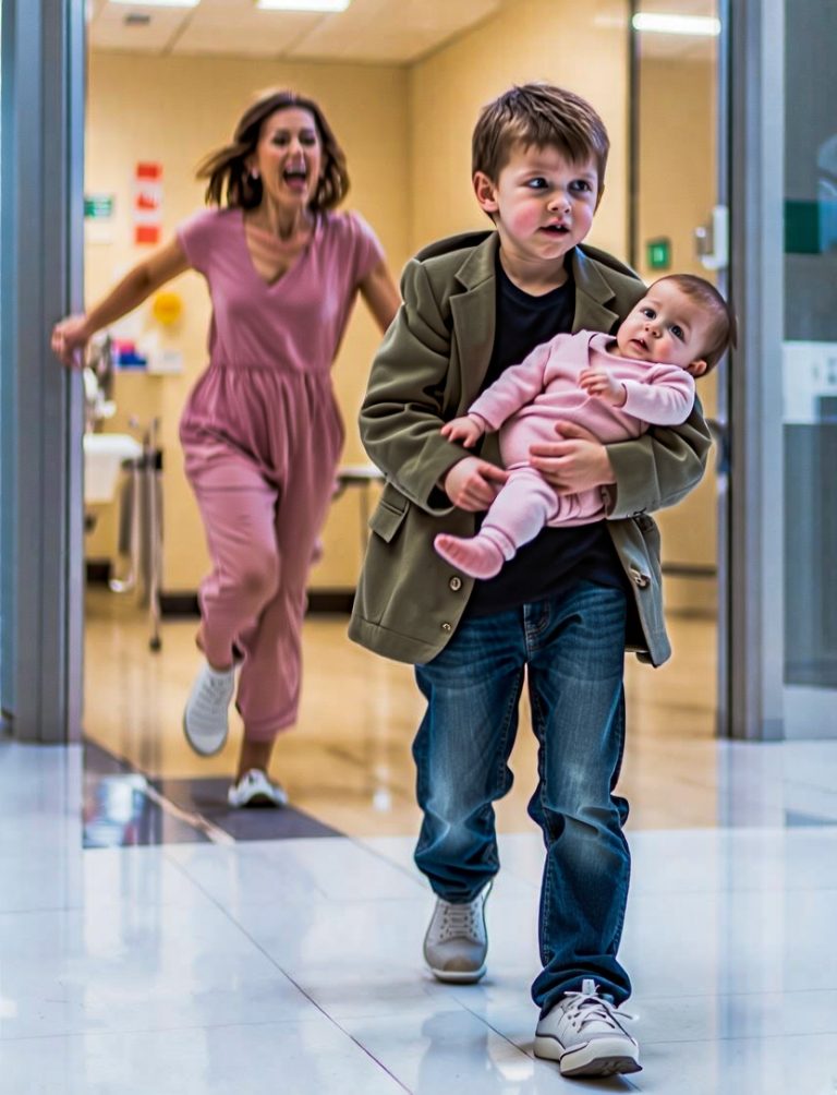 💔 Egy 7 éves, halálra rémült kisfiú rontott be a kórházba, kezében egy kisbabával. Amikor megszólalt..