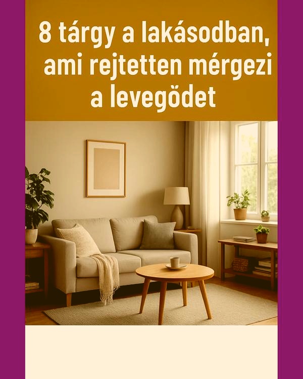 8 tárgy a lakásodban, ami rejtetten mérgezi a levegődet. A 6. soha nem jutna eszembe