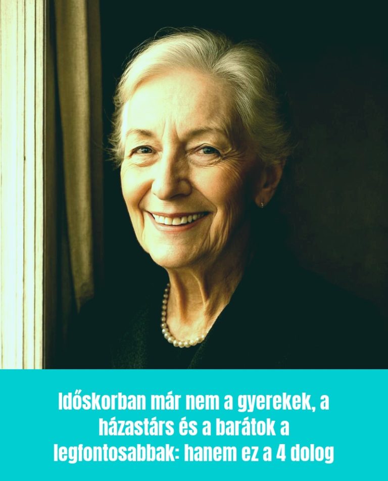Időskorban már nem a gyerekek, a házastárs és a barátok a legfontosabbak: hanem ez a 4 dolog