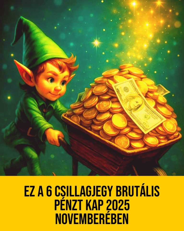 Ez a 6 csillagjegy brutális pénzt kap 2025 novemberében