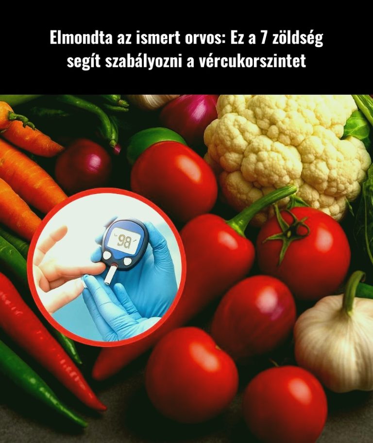 Elmondta az ismert orvos: Ez a 7 zöldség segít szabályozni a vércukorszintet
