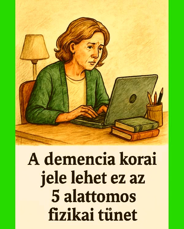 A demencia korai jele lehet ez az 5 alattomos fizikai tünet. A fene se gondolná, mert ártalmatlannak látszanak