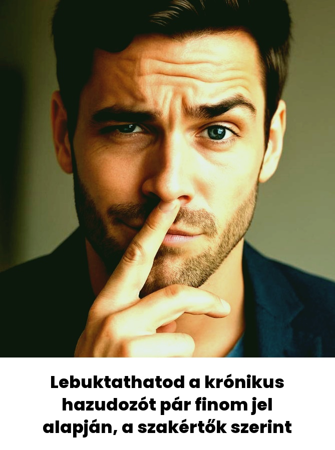 Lebuktathatod a krónikus hazudozót pár finom jel alapján, a szakértők szerint