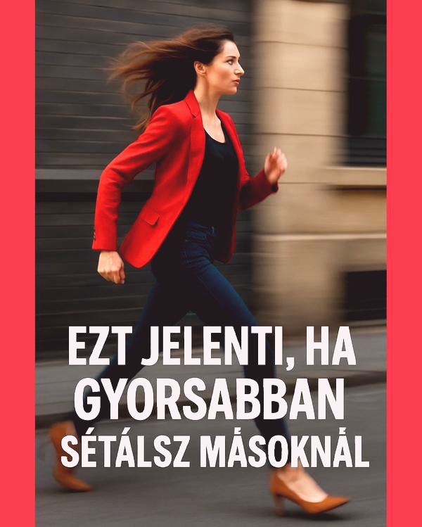 Ezt jelenti, ha gyorsabban sétálsz másoknál 😳: a pszichológusok szerint