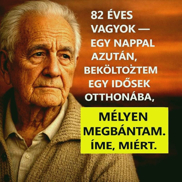 Emiatt bánom már, hogy beköltöztem az idősek otthonába