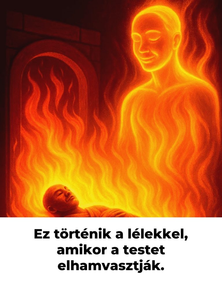 Ez történik a lélekkel, amikor a testet elhamvasztják.