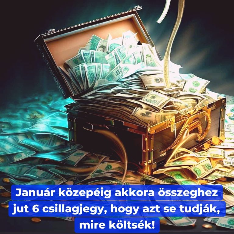 Január közepéig akkora összeghez jut 6 csillagjegy, hogy azt se tudják, mire költsék!